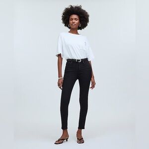 Madewell‎ 10" High-Rise Skinny Black Jeans Size 27